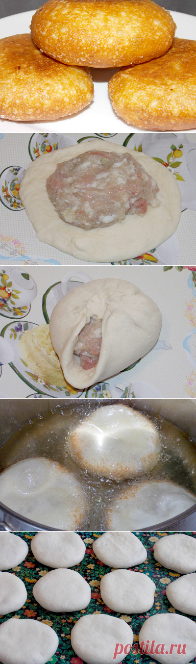 Пирожки с мясом жареные/Сайт с пошаговыми рецептами с фото для тех кто любит готовить
