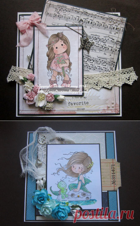 Angeldrummer Cards by Victoria Murray