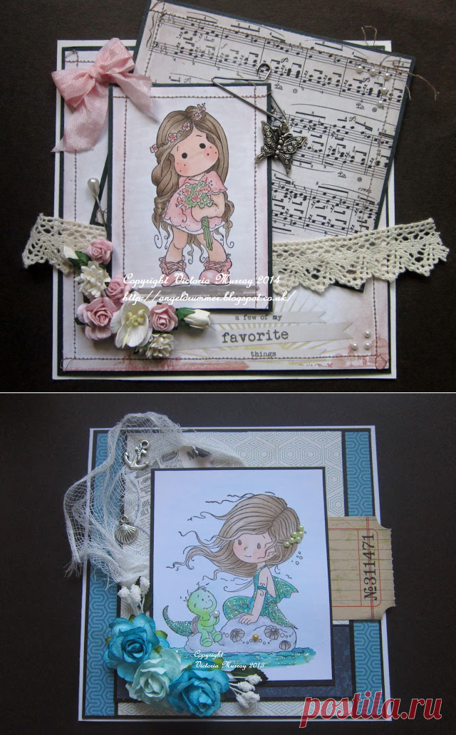 Angeldrummer Cards by Victoria Murray