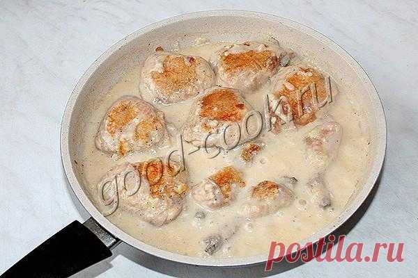 курица в молочном соусе с чесноком. Рецепт приготовления