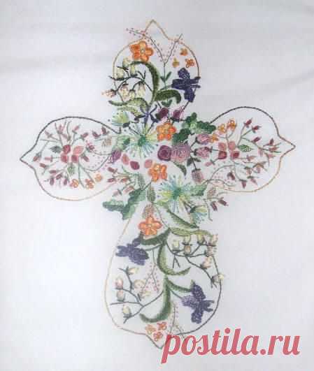 JDR Brazilian Elegance New Design - Dimensional Brazilian Embroidery "He Lives" Cross JDR 6219
01