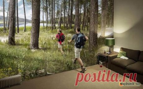3D фотообои – объемные обои для стен