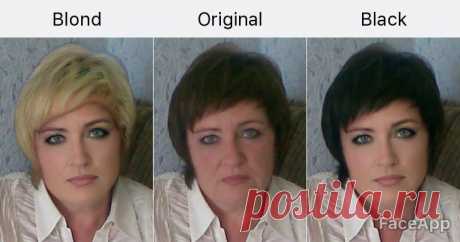 FaceApp – How would AI color my hair?