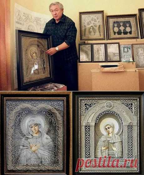 Иконы в стиле макраме.