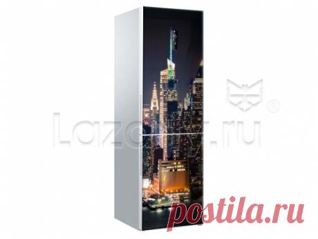 Магнитная панель Город 
	Простейшая установка. Панель просто примагничивается к холодильнику
	Панель легко можно обрезать до нужного вам размера и формы обычными ножницами
	Можно установить на любую сторону холодильника


