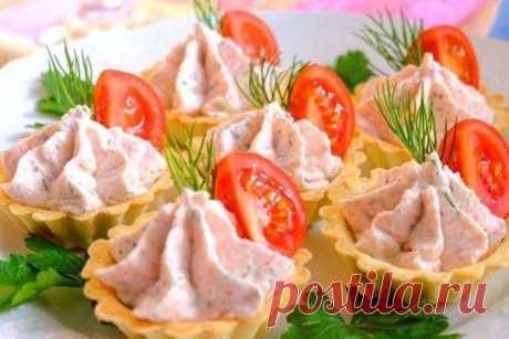 Тарталетки с крабовым мясом — Д а ч а