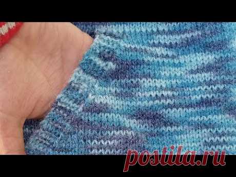 Right side pocket in Cardigan in knitting machine, निटिंग मशीन से जेब कैसे बनाए