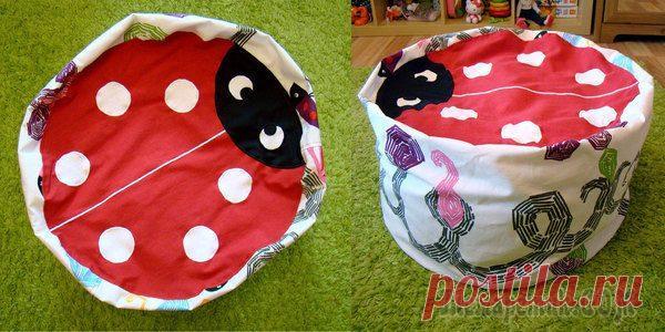 Как сделать пуфик своими руками