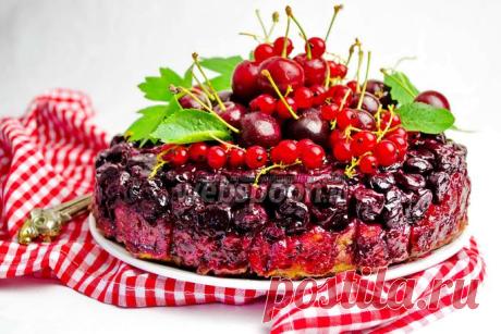 Французский пирог с вишней