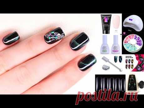 АЛИЭКСПРЕСС💅НАРАЩИВАНИЕ ВЕРХНИМИ ФОРМАМИ, 3D КОШКА, ТОП + БАЗА BORN PRETTY, SUN5+ - YouTube