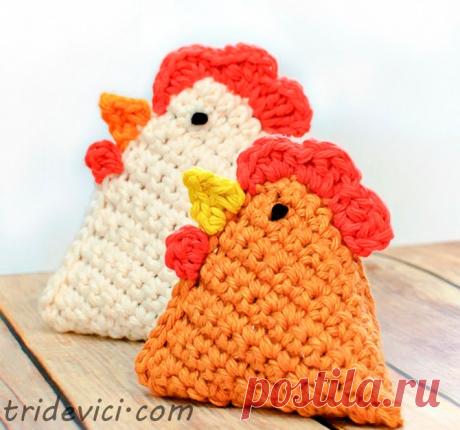 Петушок крючком