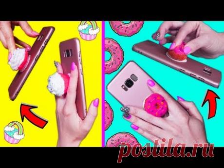 DIY СКВИШИ ПОПСОКЕТЫ / Squishy Popsocket / ПОПСОКЕТ АНТИСТРЕСС СВОИМИ РУКАМИ 🐞 Afinka