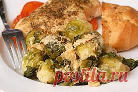 Блюда из брюссельской капусты: брюссельская капуста в сухариках под сыром | Ваши любимые рецепты