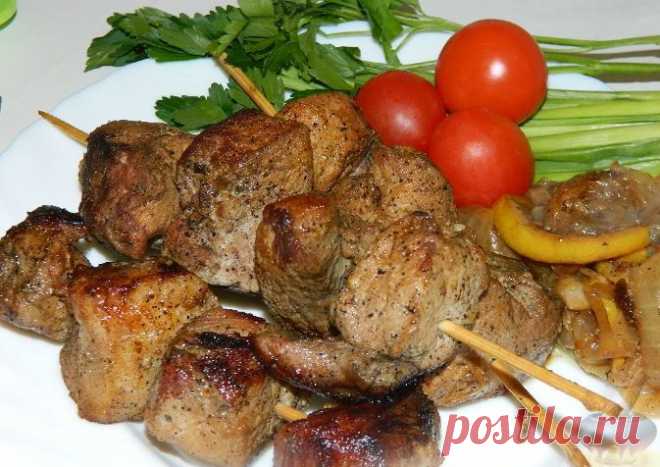 Шашлык на сковороде. - Блюда из мяса - Женский Мир
