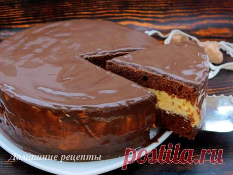 Торт "Эскимо" с заварным кремом на сгущенном молоке | Домашние рецепты | Яндекс Дзен