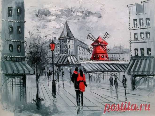Мельницы в живописи.