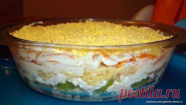Салат из курицы с корейской морковью и киви - Простые рецепты Овкусе.ру