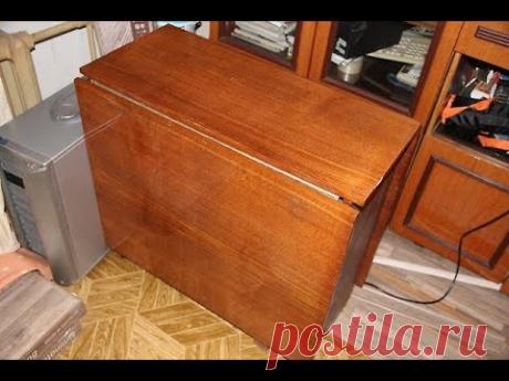 Хотел выбросить старый советский стол. Жена попросила этого не делать, и вот почему