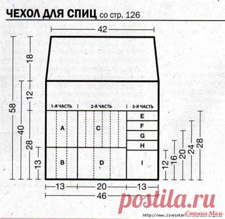 . Органайзер для вязальных инструментов - Вязание - Страна Мам