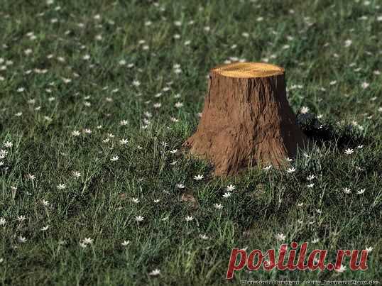 Как удалить пень?