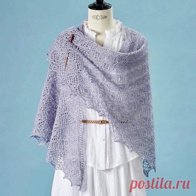 Ажурная фарерская шаль &laquo;Phossili Bay&raquo; от Anniken Allis