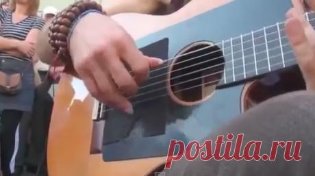 Потрясающая игра на гитаре Great Play on Guitar!