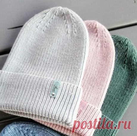 Шапочка спицами