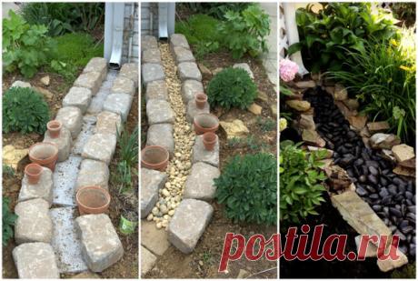 Как обычный водосток становится прекрасным декором. 4 отличных варианта | Фантазер | Яндекс Дзен