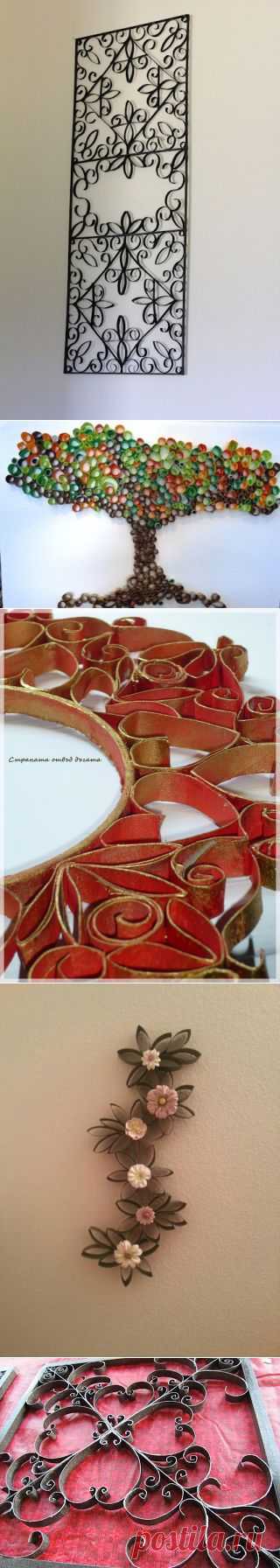 Украшаем дом с помощью рулонов от туалетной бумаги