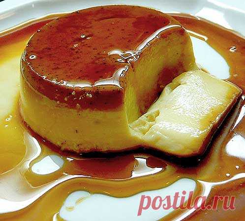 Несколько блюд из французской кухни — крем Patissière с карамелью