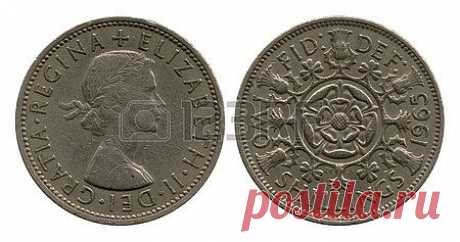 Two Shillings, Britain, Elizaveta Second, 1965 Royalty Free Stock Photo, Pictures, Images And Stock Photography. Image 25839017.