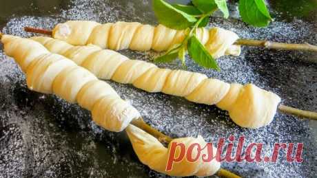 Походный ХЛЕБ в духовке🥖 Вот для чего я сохраняю яблоневые ветки🌿