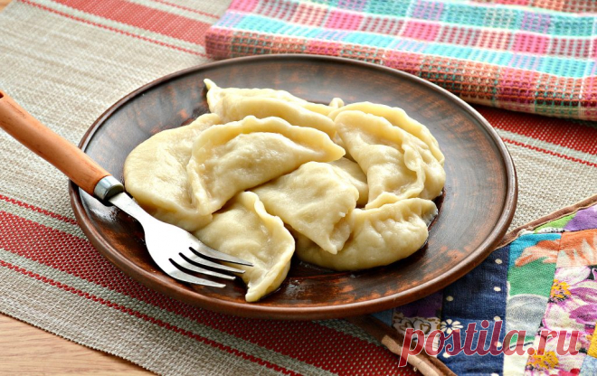Вареники с салом и картошкой