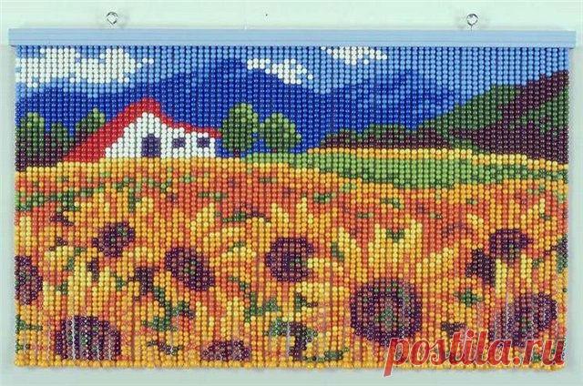 Шторы из бусин - полный восторг:)