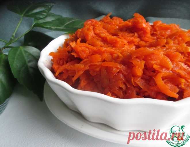 Тушёная морковь – кулинарный рецепт