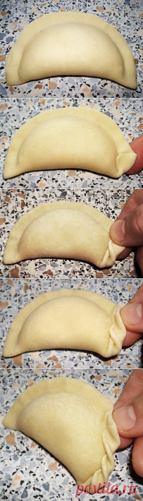 Учимся лепить красивые вареники, пельмени, курзе и .....