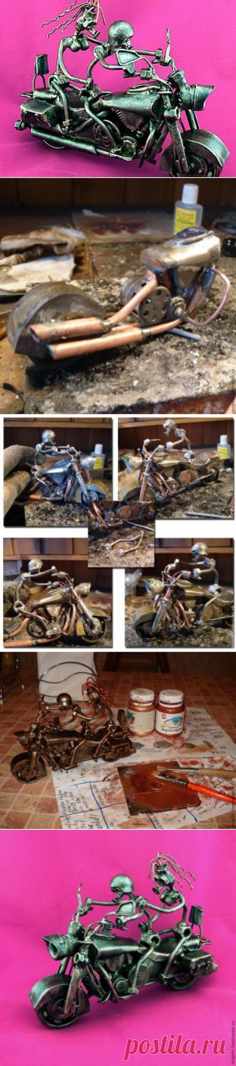 Преображение металла в байк Honda VTX 1800 - Ярмарка Мастеров - ручная работа, handmade