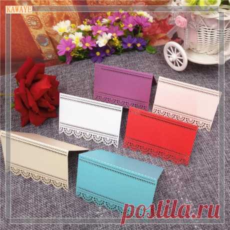 100 шт. Место Название карты сидения карты Свадебная вечеринка Украшение стола Свадебные предпочтение кружева лазерной резки таблицы карты 7ZZ24 купить на AliExpress