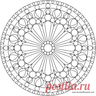 Don't Eat the Paste: coloring page