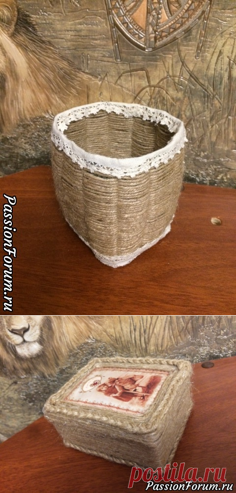Винтажные корзинки)))