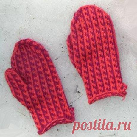 Вязание варежек спицами | Женская Легкость Быта