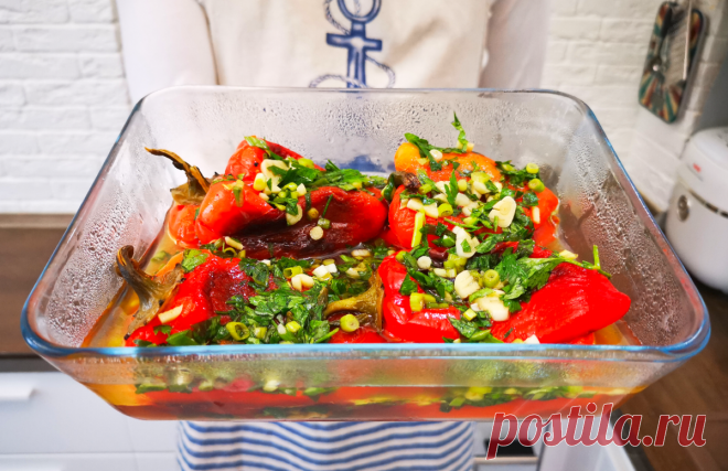Всегда жалею, что мало готовлю: ароматная и очень вкусная закуска перцы «по-сербски» от которой невозможно оторваться, делюсь | MEREL | KITCHEN | Яндекс Дзен