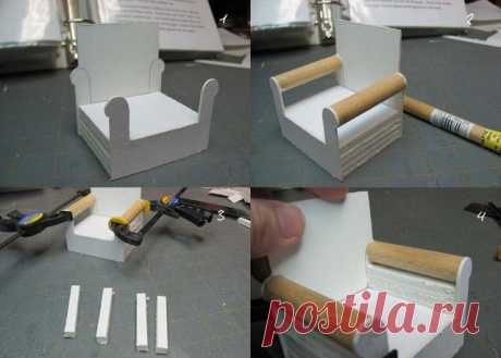 Мебель из картона своими руками: как сделать выкройки для дома и для кукол