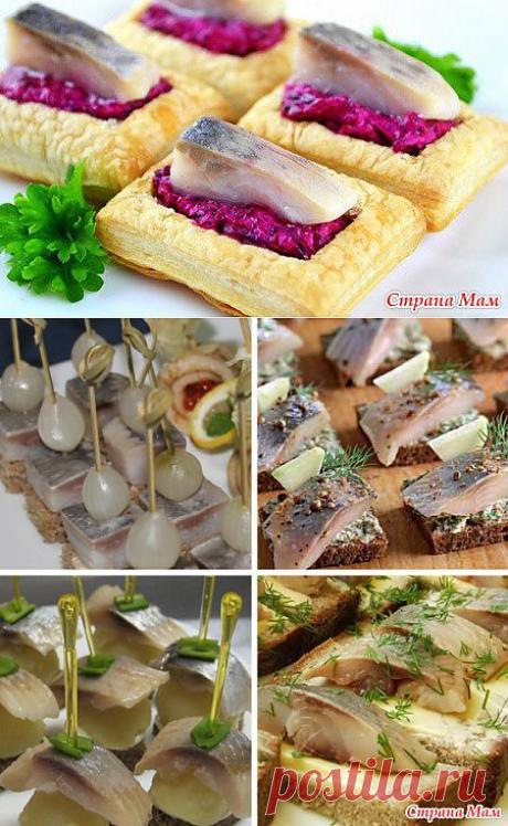 Новогодние канапе.10 идей для фуршета! Красиво и вкусно!!! | 4vkusa.ru