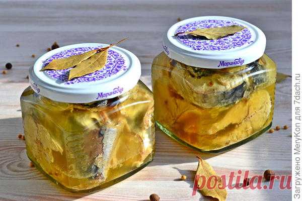 Скумбрия с добавлением масла. Серия 