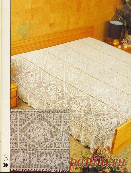 цитата Belenaya : Вязаное филейное покрывало (23:26 16-11-2015) [5285951/376997368] - oksmart6@gmail.com - Gmail