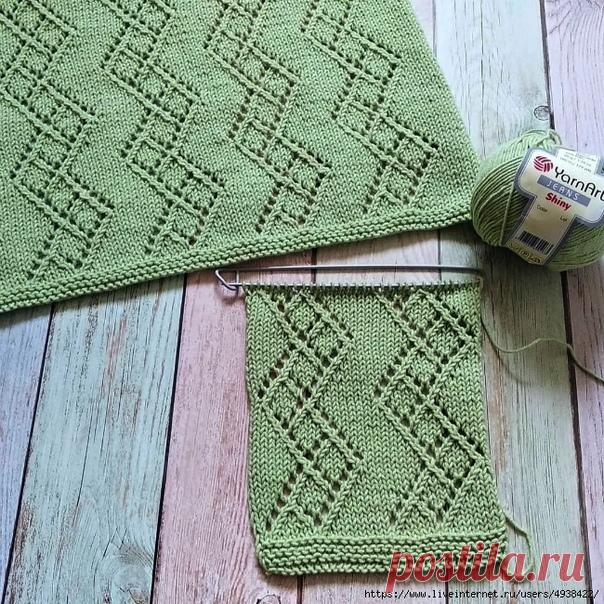 Ажурный узор для жакета

Автор: Всё вяжу_Надежда https://www.instagram.com/kost.nadya70/