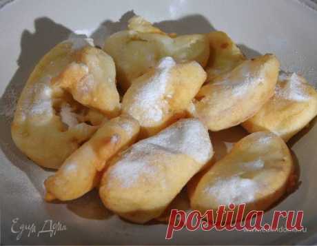 Фрукты в кунжутном кляре