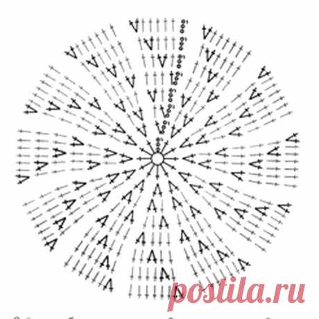 Вяжем шапочку с большим цветком