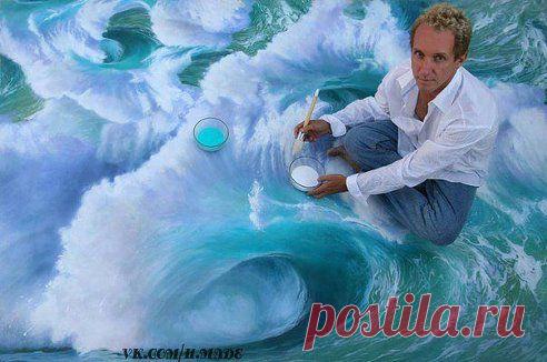 Картина написана акрилом